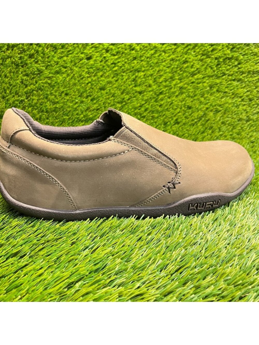 Kuru Kivi Womens Size 12D Brown Classic Walking Leather Slip-On Loafer Shoes